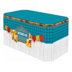 Capa Decorativa de Mesa - Festa Junina - PAINEL E CORES