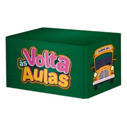 Capa Decorativa de Mesa - Volta às Aulas - PAINEL E CORES