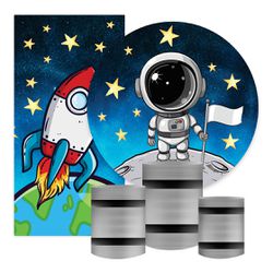 Kit 5 Peças - Astronauta - PAINEL E CORES