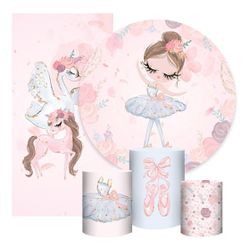 Kit 5 Peças - Bailarina - PAINEL E CORES
