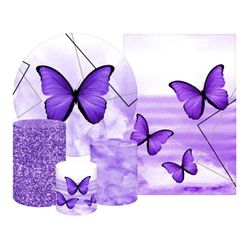 Kit 5 Peças - Borboleta - PAINEL E CORES