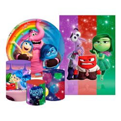 Kit 5 Peças - Divertidamente - PAINEL E CORES