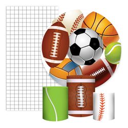 Kit 5 Peças - Esporte - PAINEL E CORES