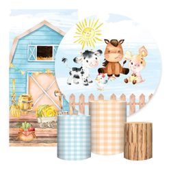 Kit 5 Peças - Fazendinha - PAINEL E CORES