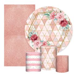 Kit 5 Peças - Floral - PAINEL E CORES