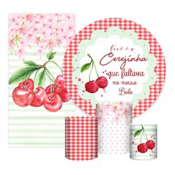 Kit 5 Peças - Frutinhas - PAINEL E CORES