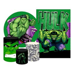 Kit 5 Peças - Hulk - PAINEL E CORES