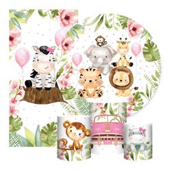 Kit 5 Peças - Safari - PAINEL E CORES