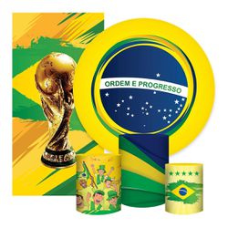 Kit 5 Peças - Seleção Brasileira - PAINEL E CORES
