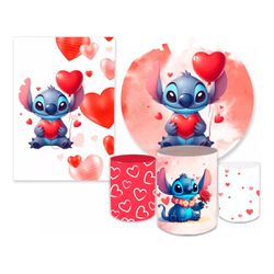 Kit 5 Peças - Stitch - PAINEL E CORES