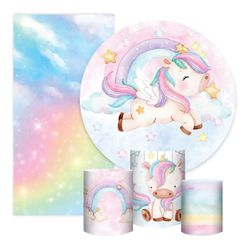 Kit 5 Peças - Unicórnio - PAINEL E CORES
