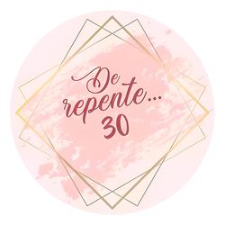 Painel Redondo 50x50 - 30 anos - PAINEL E CORES