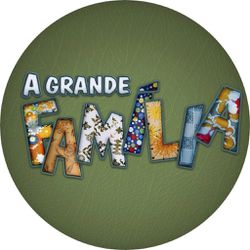 Painel Redondo 50x50 - A Grande Família - PAINEL E CORES