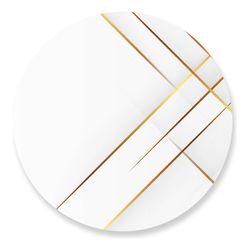 Painel Redondo 50x50 - Abstrato - PAINEL E CORES