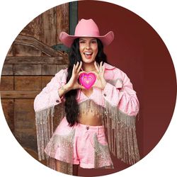 Painel Redondo 50x50 - Ana Castela - PAINEL E CORES