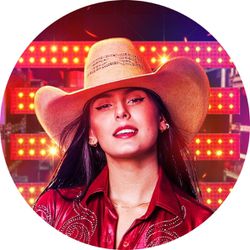 Painel Redondo 50x50 - Ana Castela - PAINEL E CORES