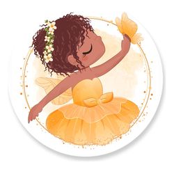 Painel Redondo 50x50 - Bailarina - PAINEL E CORES