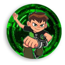 Painel Redondo 50x50 - Ben-10 - PAINEL E CORES