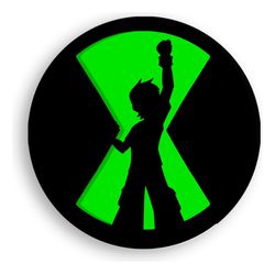 Painel Redondo 50x50 - Ben-10 - PAINEL E CORES