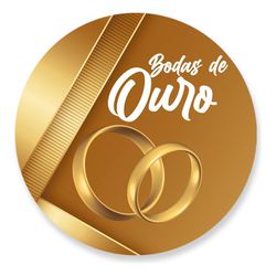 Painel Redondo 50x50 - Bodas - PAINEL E CORES