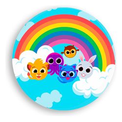 Painel Redondo 50x50 - Bolofofo - PAINEL E CORES