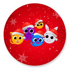 Painel Redondo 50x50 - Bolofofo - PAINEL E CORES