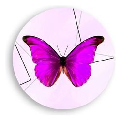 Painel Redondo 50x50 - Borboleta - PAINEL E CORES