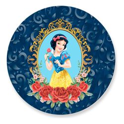 Painel Redondo 50x50 - Branca de Neve - PAINEL E CORES