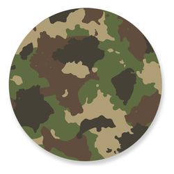 Painel Redondo 50x50 - Camuflado - PAINEL E CORES