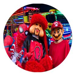 Painel Redondo 50x50 - Carreta Furacão - PAINEL E CORES