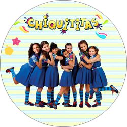 Painel Redondo 50x50 - Chiquititas - PAINEL E CORES