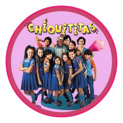 Painel Redondo 50x50 - Chiquititas - PAINEL E CORES