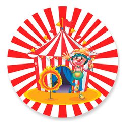 Painel Redondo 50x50 - Circo - PAINEL E CORES