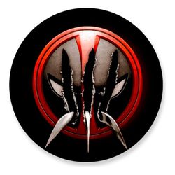 Painel Redondo 50x50 - Deadpool - PAINEL E CORES