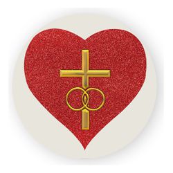 Painel Redondo 50x50 - Dia dos Namorados - PAINEL E CORES