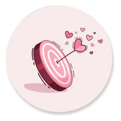 Painel Redondo 50x50 - Dia dos Namorados - PAINEL E CORES