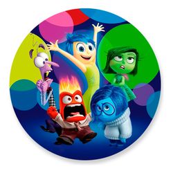 Painel Redondo 50x50 - Divertidamente - PAINEL E CORES