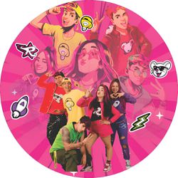 Painel Redondo 50x50 - Emilly Vick - PAINEL E CORES