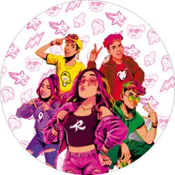 Painel Redondo 50x50 - Emilly Vick - PAINEL E CORES