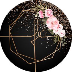 Painel Redondo 50x50 - Fé - PAINEL E CORES