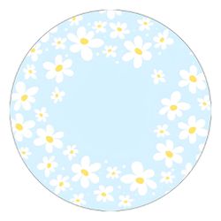 Painel Redondo 50x50 - Flores - PAINEL E CORES