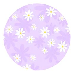 Painel Redondo 50x50 - Flores - PAINEL E CORES