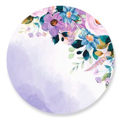Painel Redondo 50x50 - Florido - PAINEL E CORES