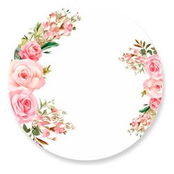 Painel Redondo 50x50 - Florido - PAINEL E CORES