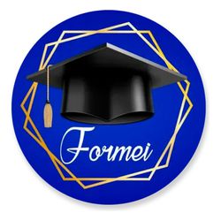 Painel Redondo 50x50 - Formatura - PAINEL E CORES