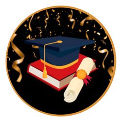 Painel Redondo 50x50 - Formatura - PAINEL E CORES