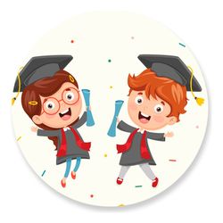 Painel Redondo 50x50 - Formatura - PAINEL E CORES