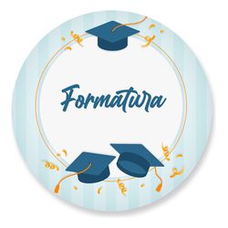 Painel Redondo 50x50 - Formatura - PAINEL E CORES