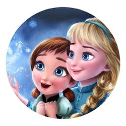 Painel Redondo 50x50 - Frozen - PAINEL E CORES