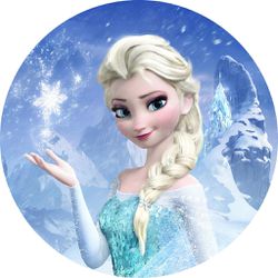 Painel Redondo 50x50 - Frozen - PAINEL E CORES